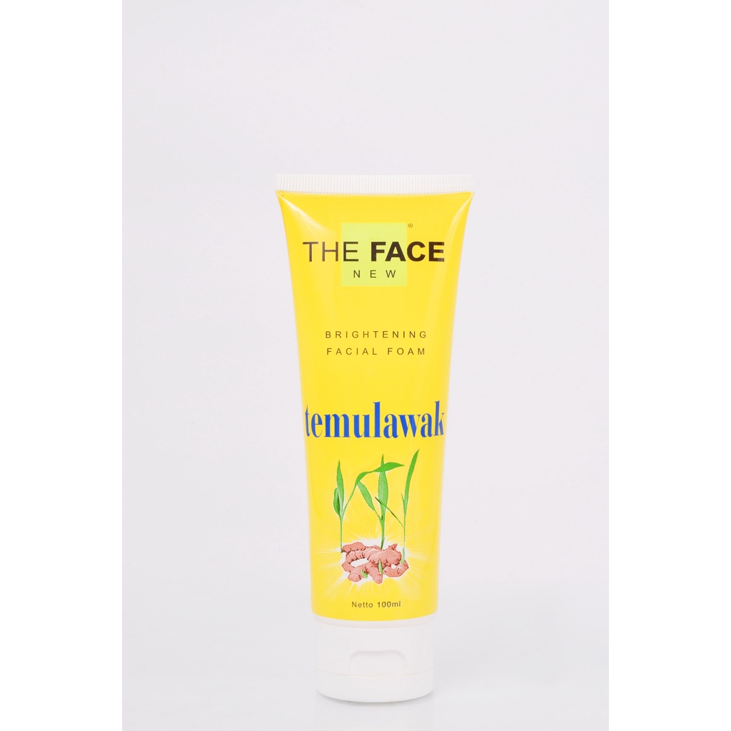 [ORI] THE FACE Temulawak Facial Foam Vitamin B3 dan Moisturising Menjadikan Kulit Wajah Tampak Cerah - 100ml