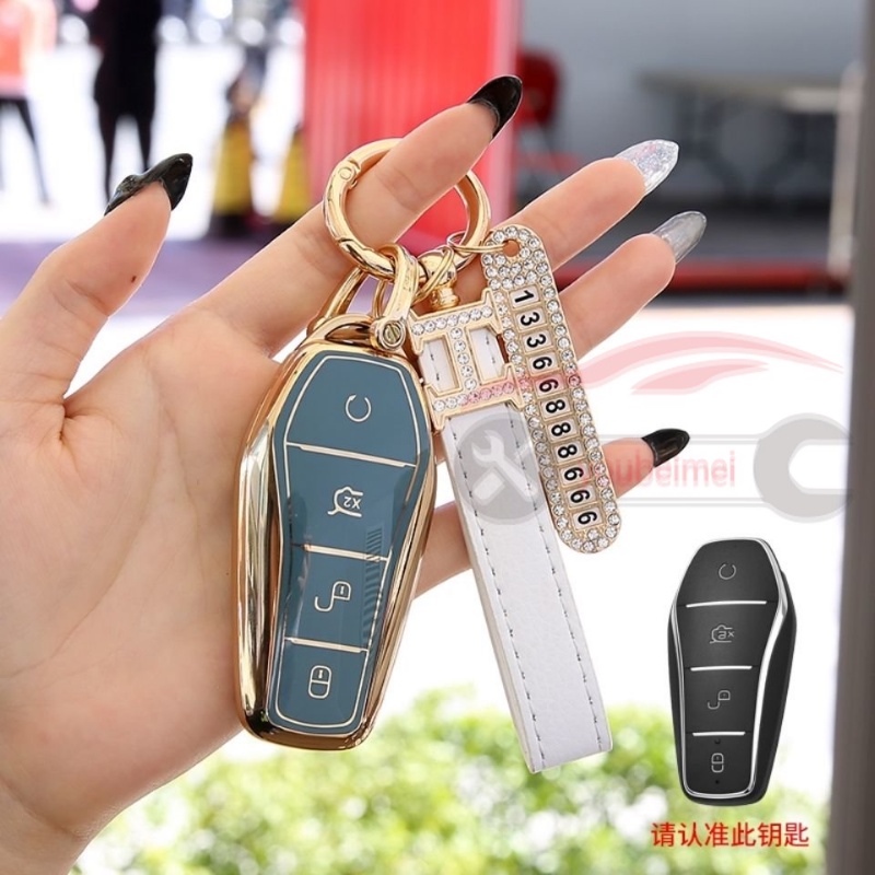 Case Kunci Baru BYD ATTO3 Mobil remote control key is Song Dynasty Han Ev Hall DMI pro Qin Lupu Song Max Yuan BYD.