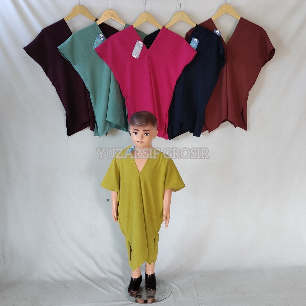 Baju Anak Nagita Long Square Bahan Cringkle