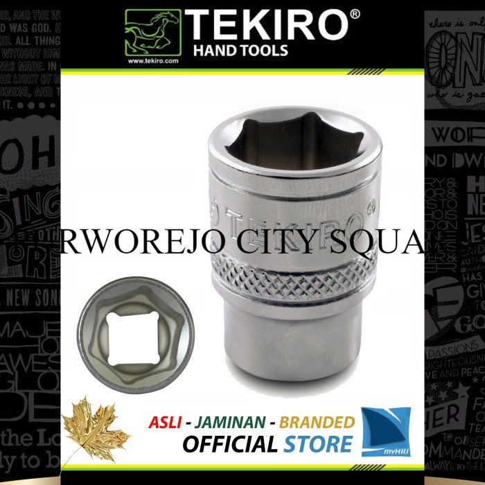 Special Kunci Sok 50 mm Stang 3/4" inch Mata 6 PT - Socket Sock TEKIRO