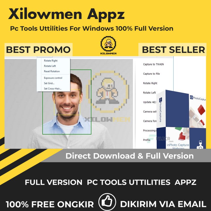 [Full Version] inPhoto Capture Webcam Pro PC Tools Software Utilities Lifetime Win OS