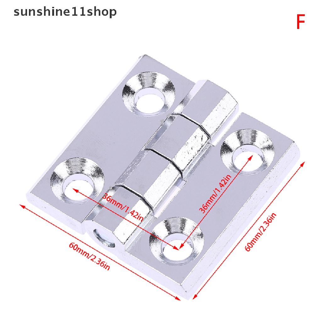 Sho 4040 /5050 /6060Engsel Lipat Kotak Zinc Alloy Surface Mounted Hinge N