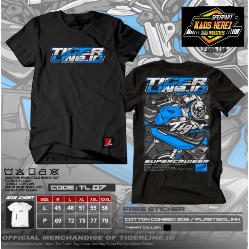 [COD] KAOS HONDA HEREX TIGER REVO NEW ORIGINAL