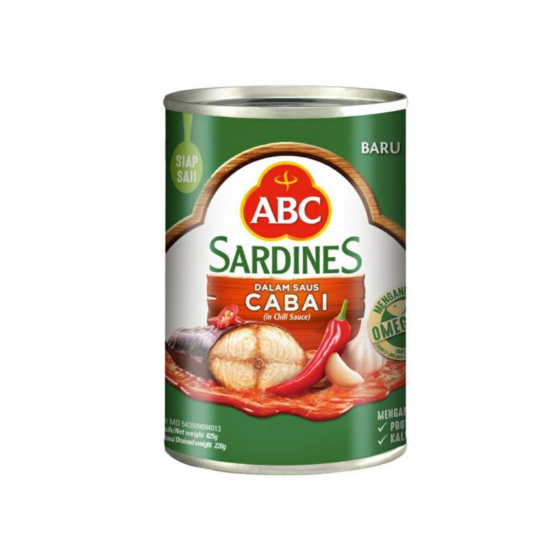 

ABC Sarden Saus Cabai 425 g