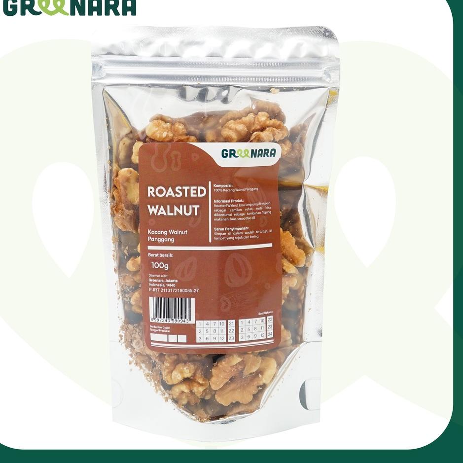

⚡COD⚡ Roasted Walnut 100gr / Kacang Walnut Panggang 100 gram