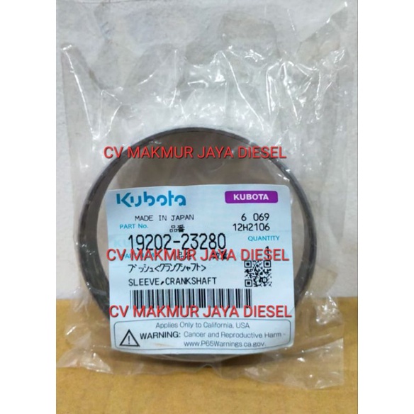 Sleeve Crankshaft MX5000/MX5100 19202-23280 Kubota