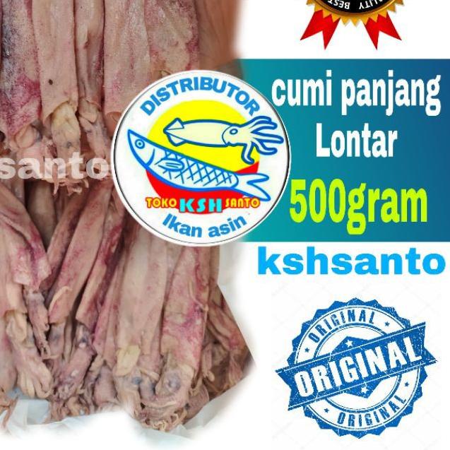 

✰ ikan asin cumi panjang-500gram ◌
