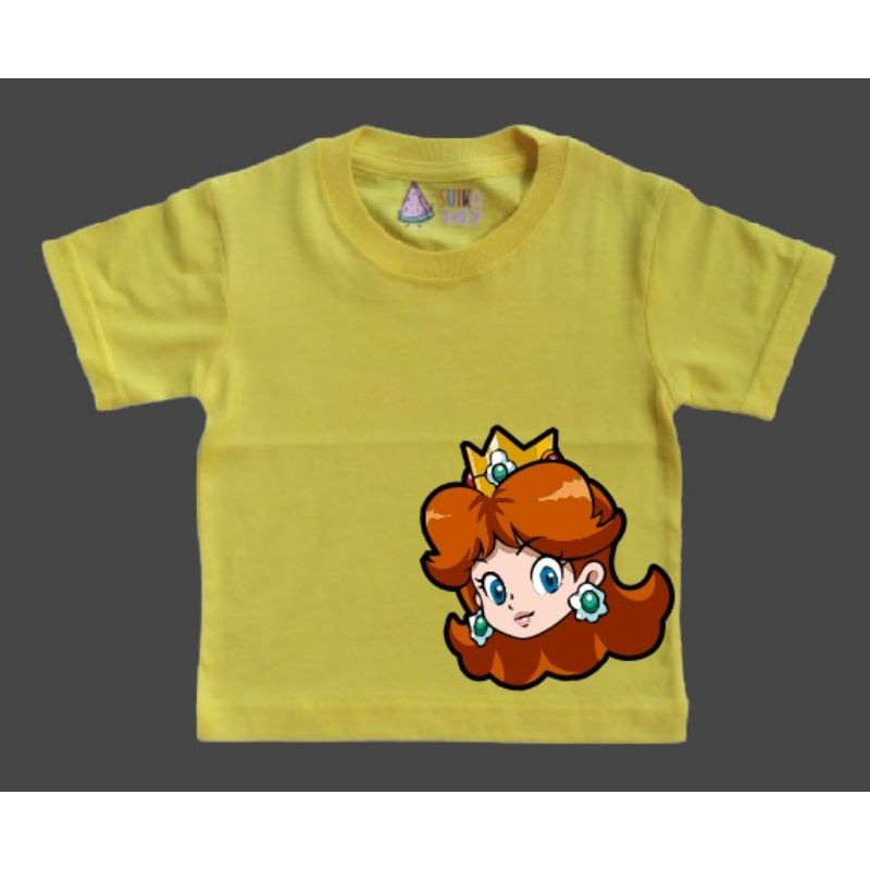 kaos princess daisy head mario bross series