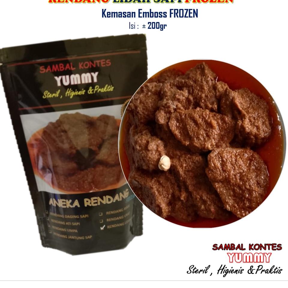 

Termurah dan terbaik Rendang Lidah Sapi 200 gr Frozen Sambal kontes Yummy Enak dan Murah 