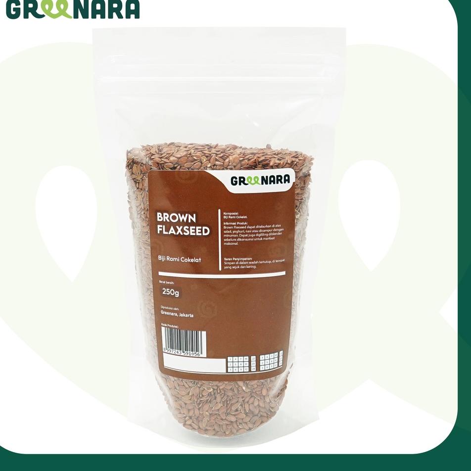 

Terlaris Natural Brown Flaxseed 250gr