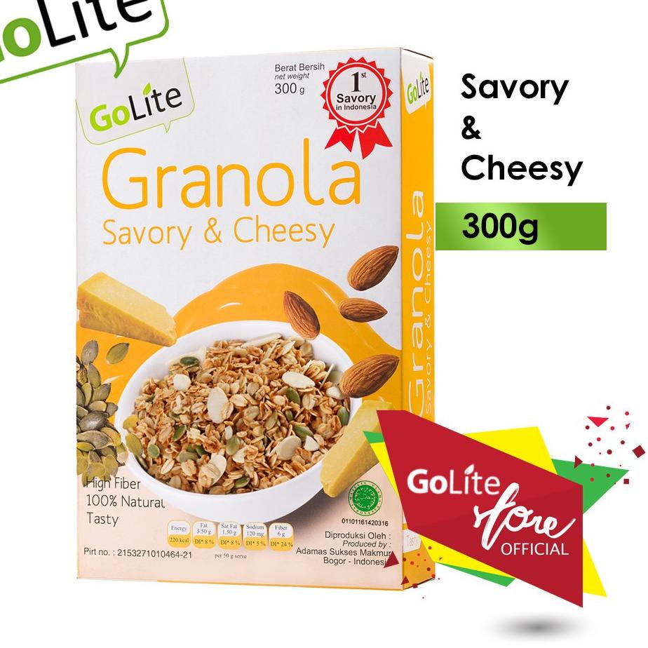 

♨ Granola GoLite Savory Cheesy Toasted Muesli 300g ✦