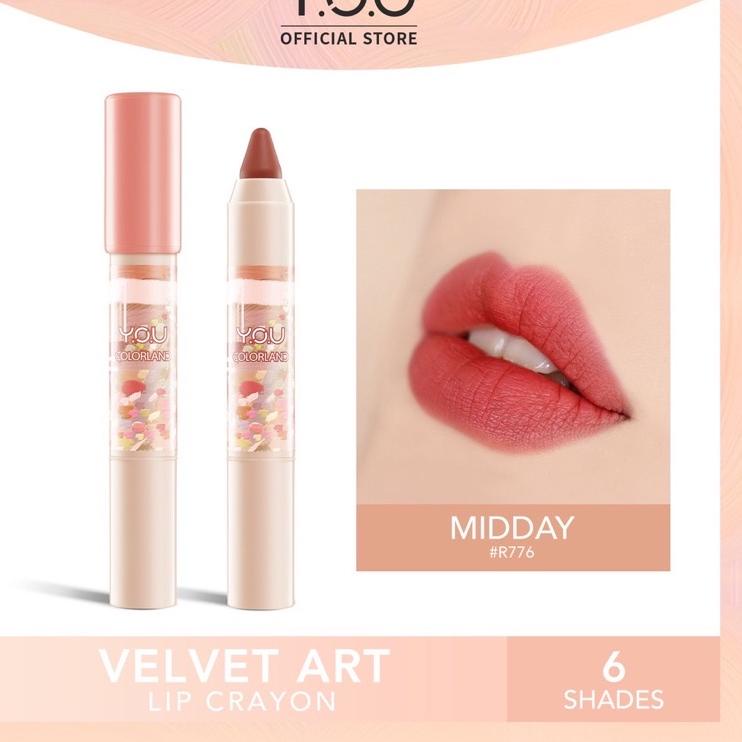 ❇ YOU Colorland Velvet Art Lip Crayon / Lip Crayon Colorland ( YOU MAKEUPS OFFICIAL STORE ) ♠