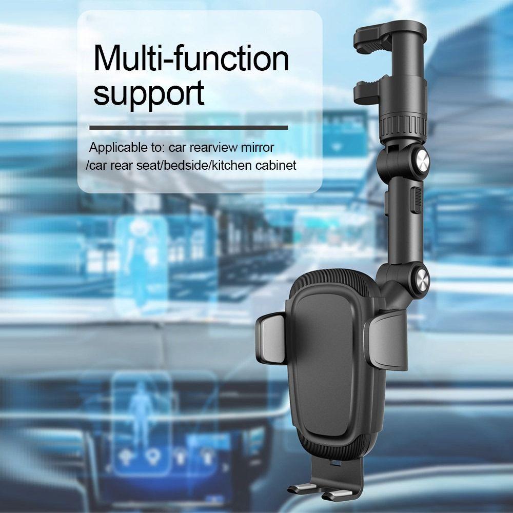 POPULAR Phone Car Holder Universal Phone Holder Dudukan Penyangga Ponsel Otomatis Holder Rotating Stand