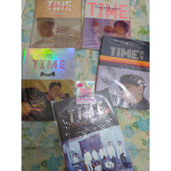 Super Junior 10th Album Timeslip Group Siwon Donghae Cover Album Only Unsealed
