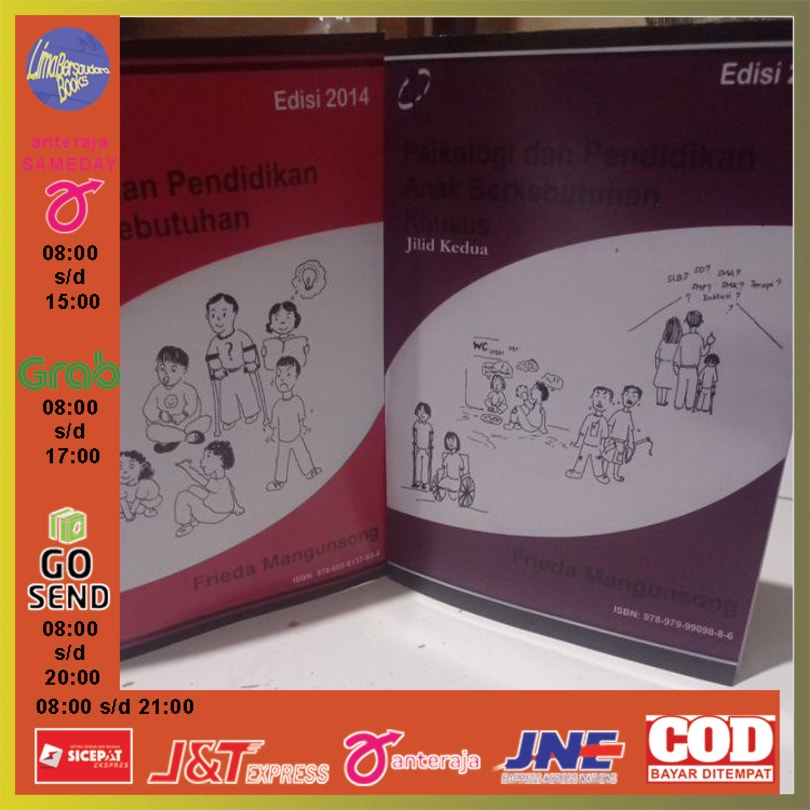Psikologi dan Pendidikan Anak Berkebutuhan Khusus jilid 1 kesatu dan jilid 2 kedua By Frieda