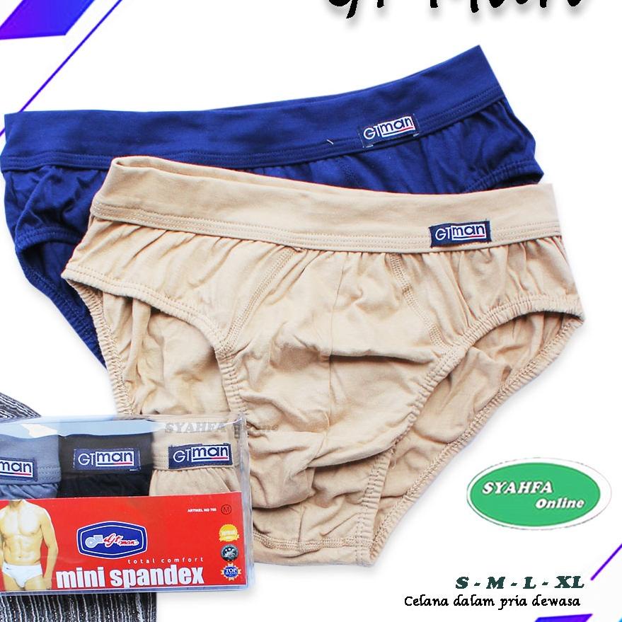 ❋ [3pcs] GT MAN MINI SPANDEX 708   Celana dalam gt man minni spandex  celana dalam pria ❁