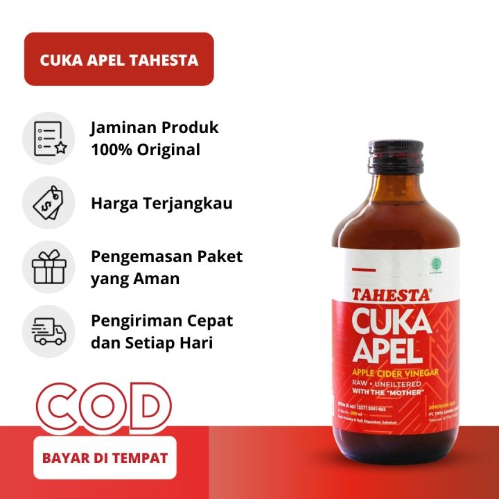 Cuka Apel Tahesta | TAHESTA CUKA APEL 320 ML