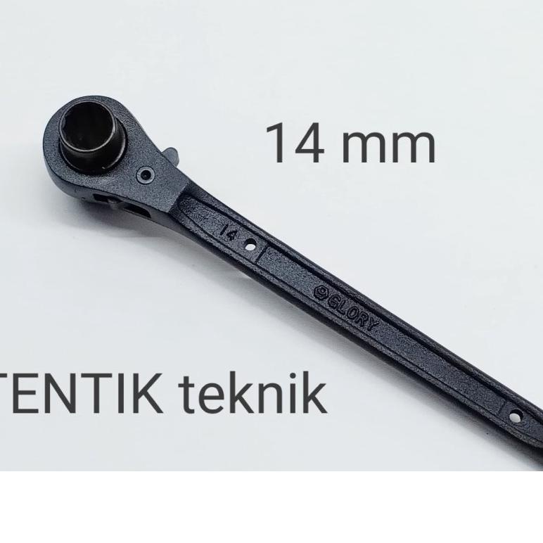 ♗ KUNCI RING RACHET GLORY SKAFOLDING 14 X 17 MM - DOUBLE RATCHET SCAFOLDING MERK GLORY 14x17 - SCAFF