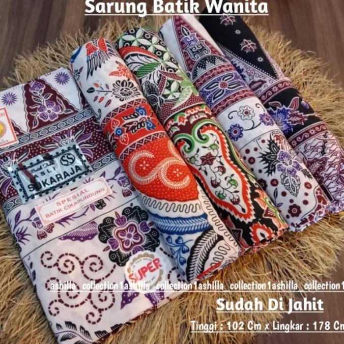 PAKET HEMAT 5 PCS KAIN SARUNG BATIK WANITA IBU MELAHIRKAN KAIN BATIK HJ4654O