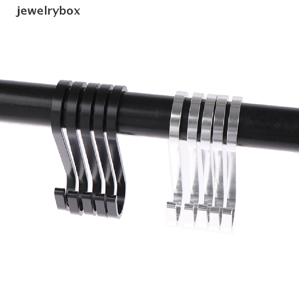 [jewelrybox] 5pcs Aluminium Alloy Praktis Bentuk S Kait Railing Dapur Gantungan Hook Holder Butik
