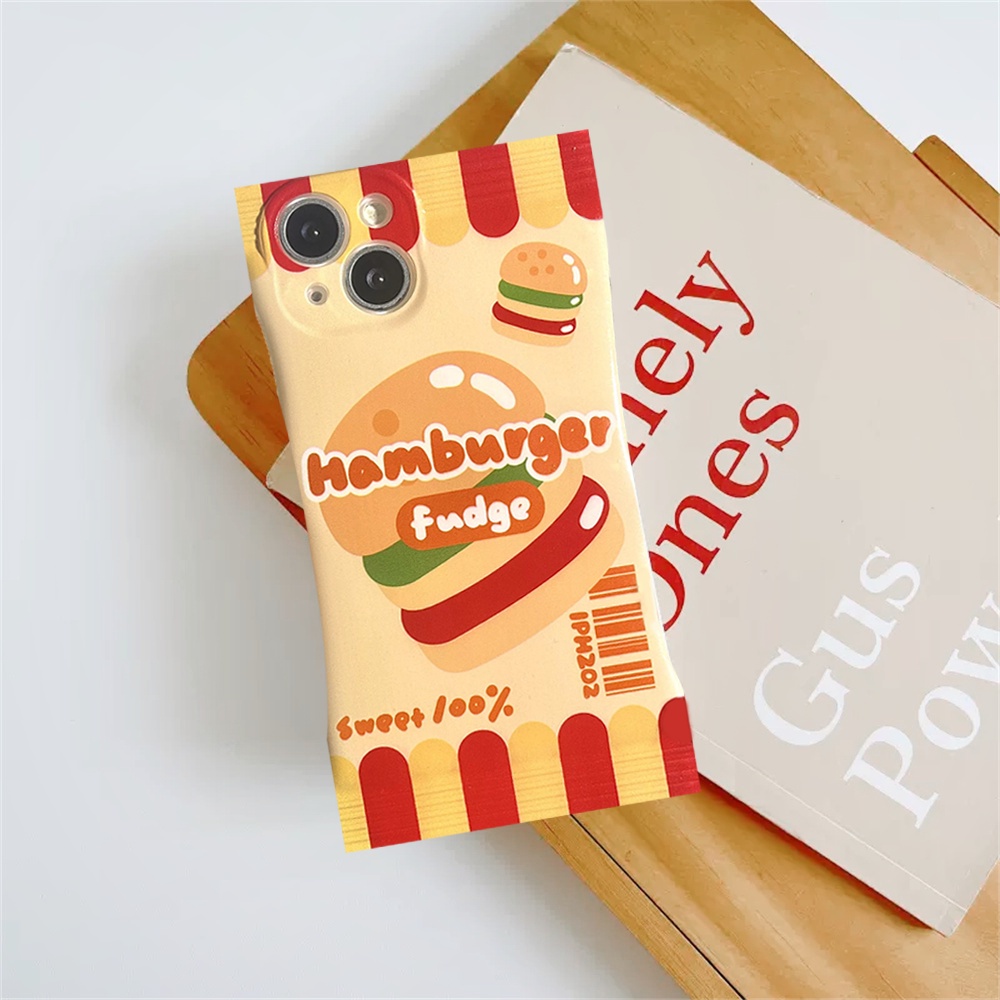 Kartun Case Redmi Note 11 Pro Note11S 10C Note10 5G 10A 9C 9A 10 9T 10s Note9 Note8 Poco X3 NFC M3 Hamburger Dan Matcha Mousse Daifuku TPU Soft Phone Cover