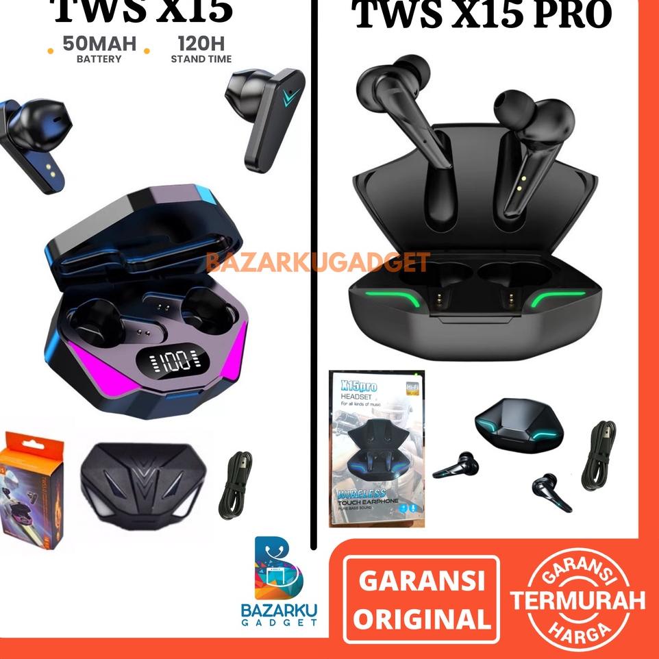 ➽ TWS Gaming X15 TWS X15 Pro TWS X16 Pro Headset Gaming Bluetooth Headset Bluetooth Gaming Headset W