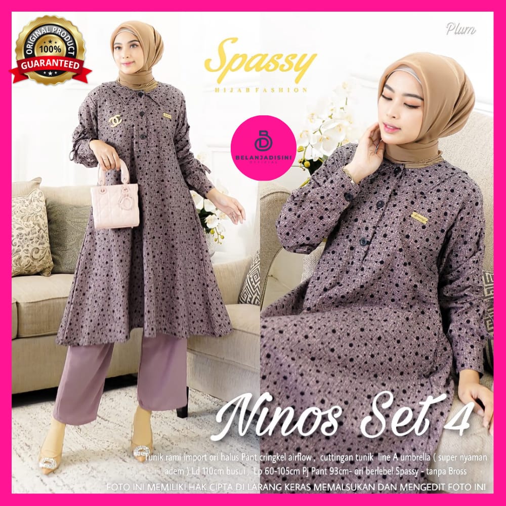 Terbaru syar'i Random - Randomm uu NINOS SE DRESS GAMIS MAXY ORIGINAL BY SPASSY HIJAB FASHION ORI ER