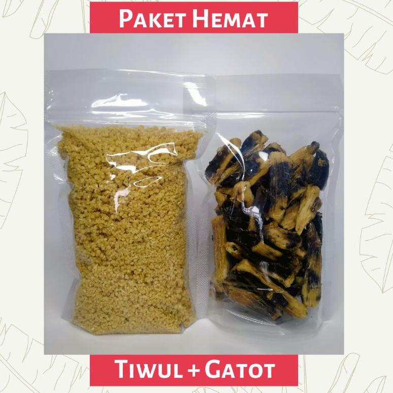 

[KODE 77] Paket Hemat Tiwul Instan + Gatot / Gaplek Singkong