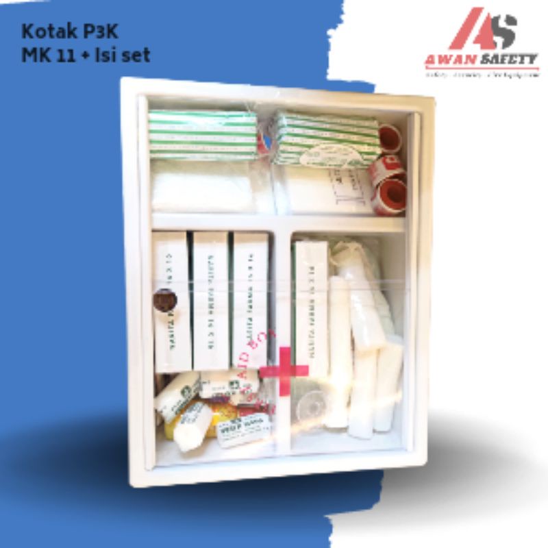 Kotak Obat P3K Lengkap Isi Type A B C Full Set Box First Aid Kit