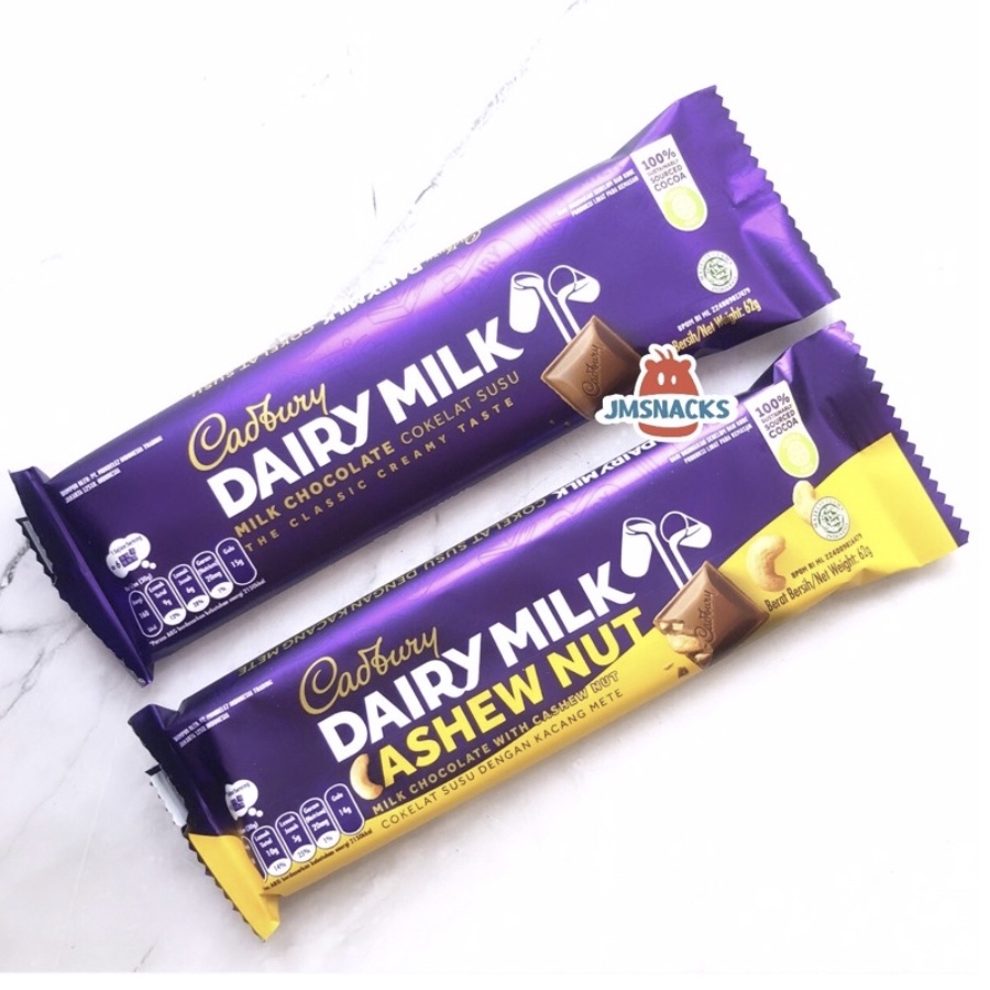 [GROSIR] Cadbury Dairy Milk 62gr 1 DUS isi 144 PCS - Coklat import grosir termurah diskon enak