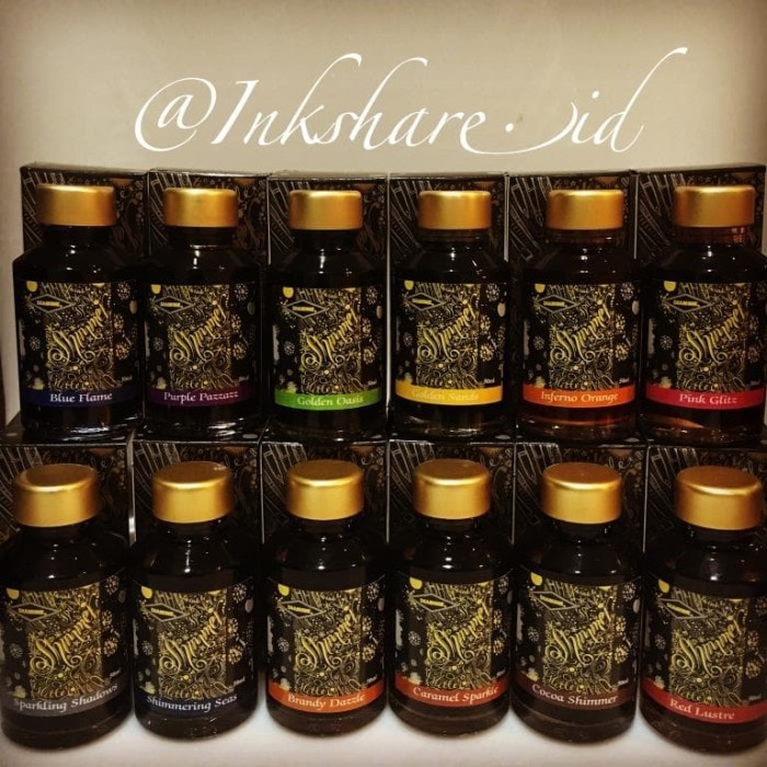 

BISA COD Diamine Shimmering Inks - Fountain Pen Ink / Tinta 50ml Botol