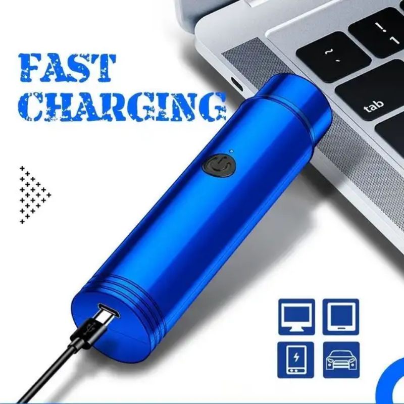 Alat Cukur Kumis Jenggot Elektrik Mini Portable USB Alat Cukur Rambut Bulu Ketiak Mini Electric Shaver Razor