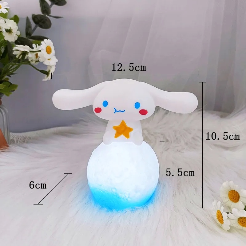 Lampu Malam Tenaga Baterai Bentuk Hewan Kartun Lucu/Lampu Tidur Hias Fairy Tale Lamp/Kamar Anak Model Karakter Anime Lampu Mainan