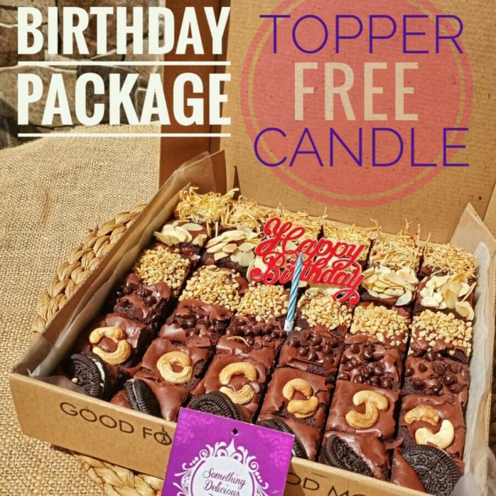Hampers /Gift/ulang tahun/ Idul Fitri/Natal/anniversary Brownies