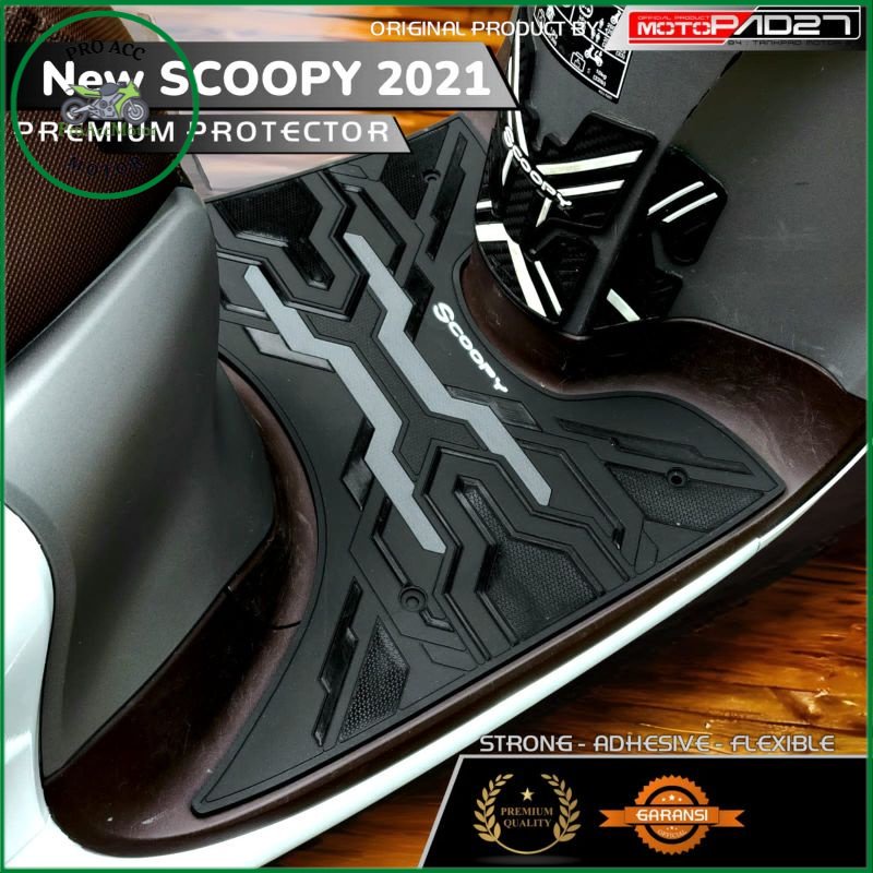 Bordes Pijakan Kaki Full Karet Premium NEW SCOOPY 2021-2023