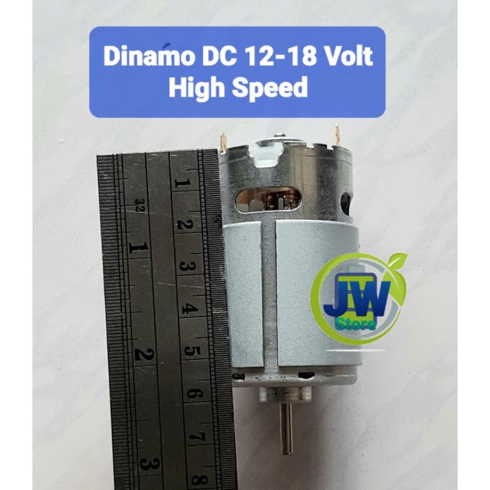 Dinamo DC daya 12 - 18 volt high speed (Baru)