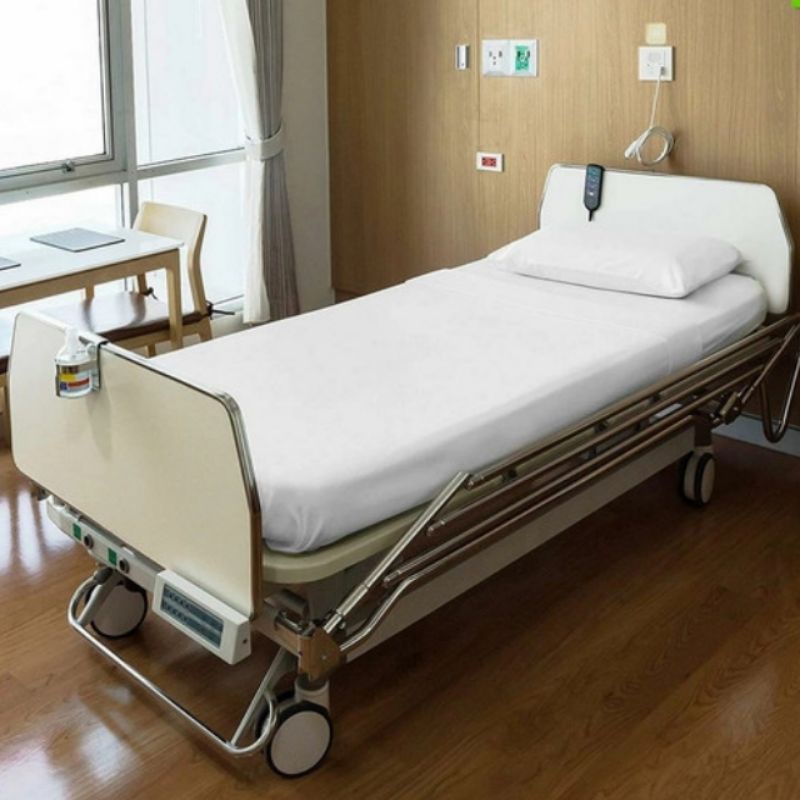 Sprei Rumah sakit polos putih | Sprei polos putih | Sprei klinik Sprei penginapan villa dll