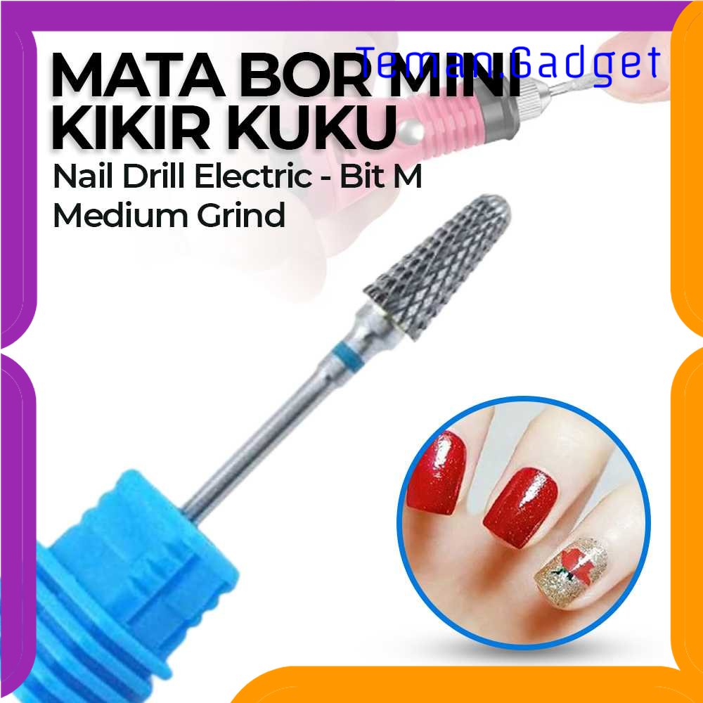 TG - PRW ERUIKA Mata Bor Mini Kikir Kuku Nail Drill Electric Bit M - FAC8