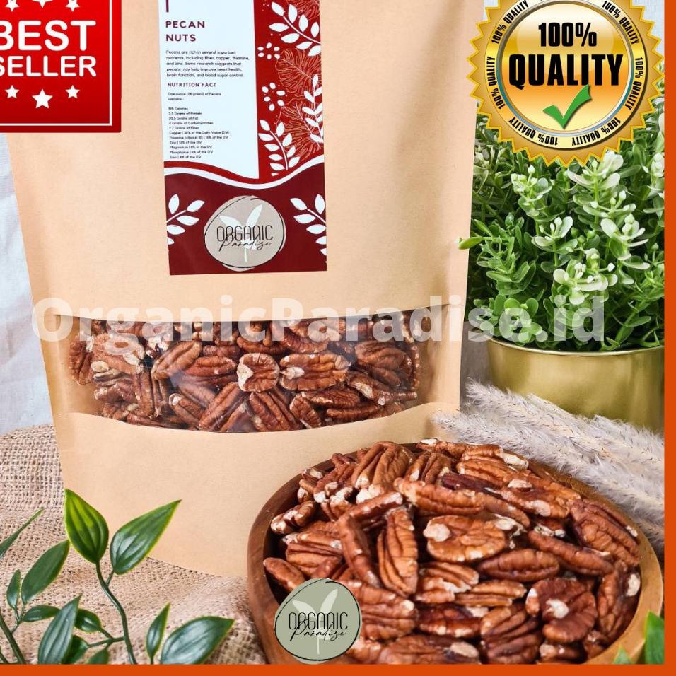 

♀ Pecan Nut Panggang 100 gram / Roasted Pecan Nut 100 gram Premium Organic Paradise ☼