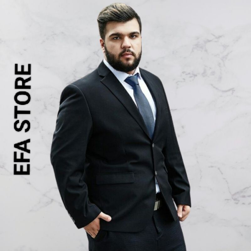 JAS BLAZER PRIA SIZE JUMBO | jas hitam size jumbo| jas nikah