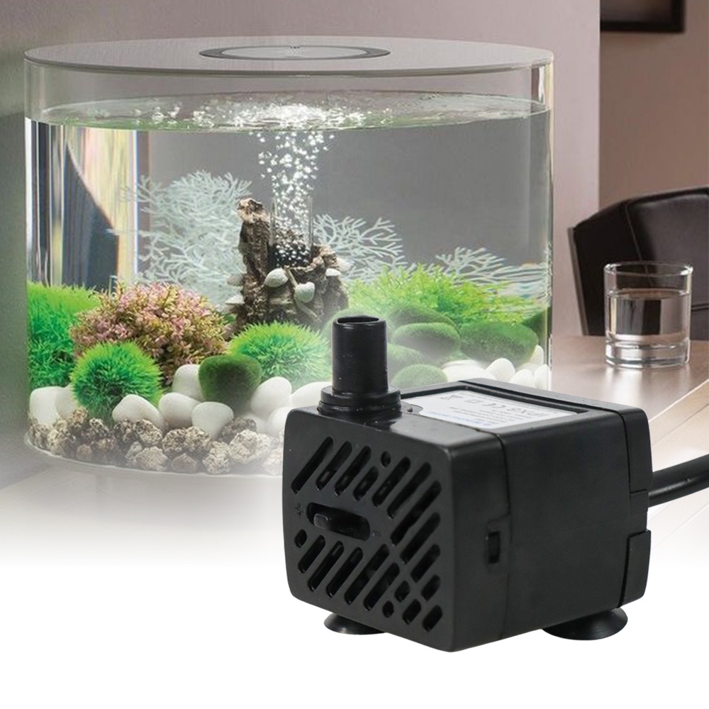 Pompa Water fountain Tempat minum kucing Submersible Pump Fish Tank 3W Pompa water fountain