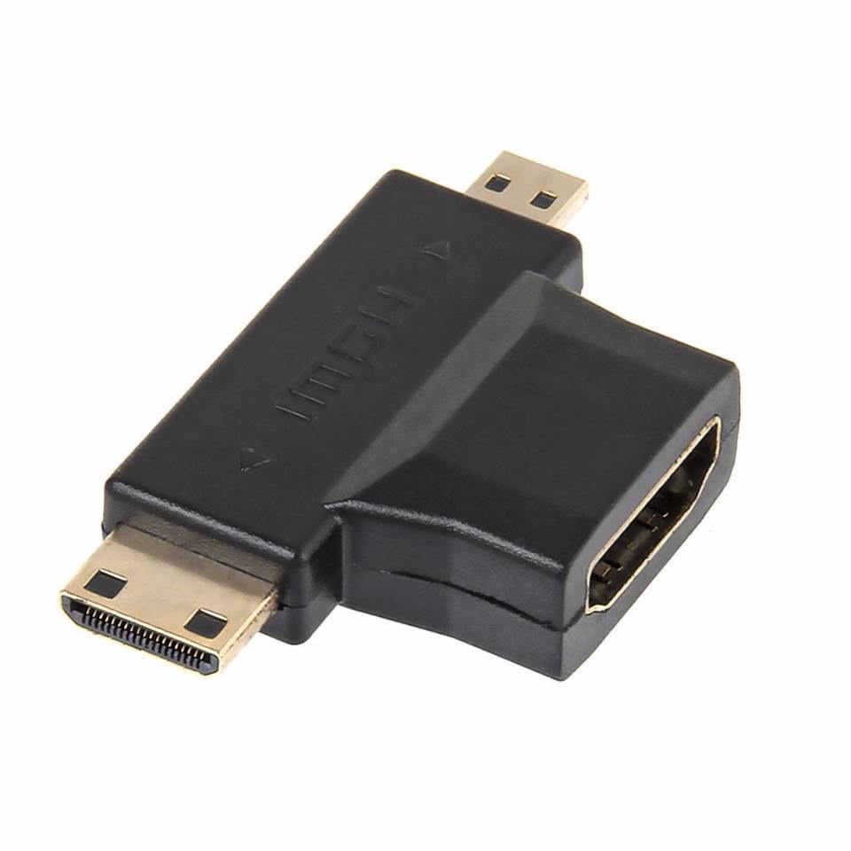 Adapter Mini Micro HDMI Male to HDMI Female High Quality