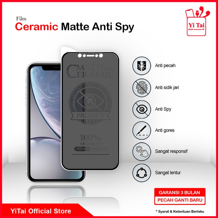 YI TAI - Ceramic Matte Anti Spy Advan G5 G5 Plus G9 Pro