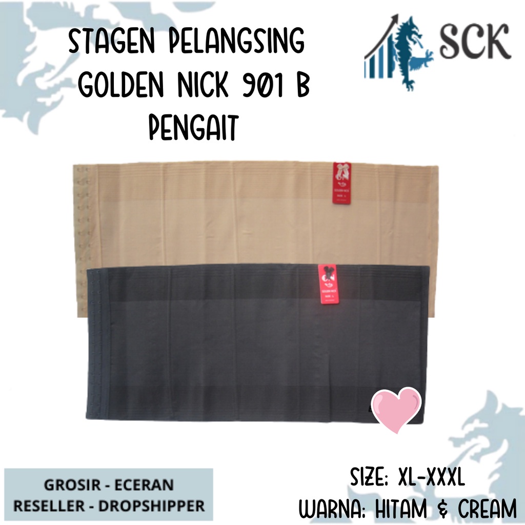 KORSET Panjang GOLDEN NICK 901 B PENGAIT / STAGEN Wanita / KORSET PELANGSING SETELAH MELAHIRKAN - sckmenwear GROSIR