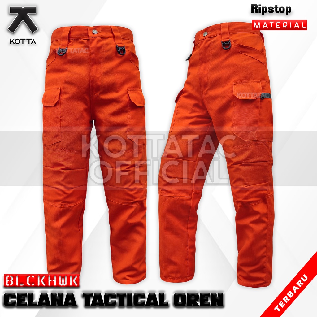 SATU SET SETELAN KEMEJA TACTICAL CELANA OREN PDL TIM SAR BASARNAS BPBD - CELANA TACTICAL ORANGE - KEMEJA PDL ORANGE