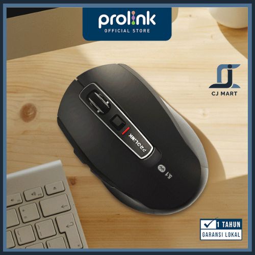 Prolink Mouse Wireless Bluetooth 5.1 BT 6 button DPI 800-1600 PMB8502