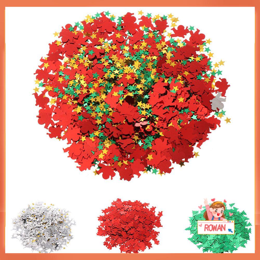 R-flower 30g Natal Confetti Mix Color Festival Supply Hiasan Meja Rumah