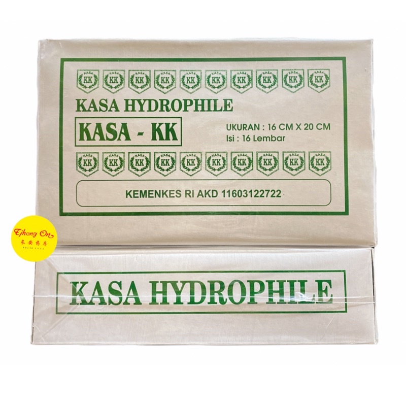 Kasa KK Hydrophile Hidrofil Isi 16 Lembar Kasa Penutup Luka