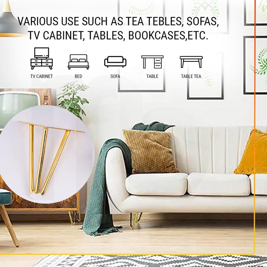 ➫ Kaki Sofa Tusuk / Kaki Sofa Model Paper Clip / Kaki Besi ✱