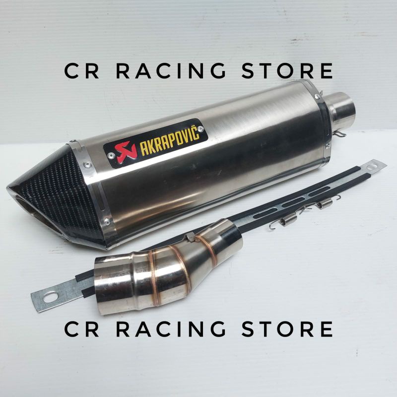 knalpot akrapovic titan slip on ninja 250fi